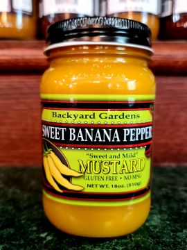 Sweet Banana Pepper Mustard (18oz)